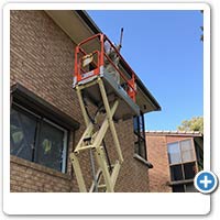 Needed some extra height to treat and remove about 200 wasp nests from a unit complex in Ocean Shores. No one bitten and a clean new look.
